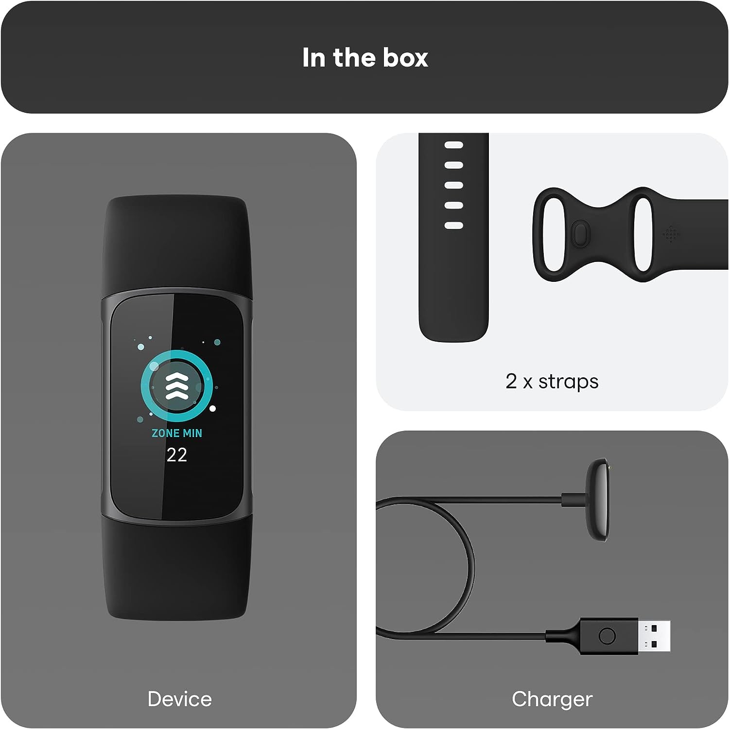 Fitbit Charge 5 (Siyah)